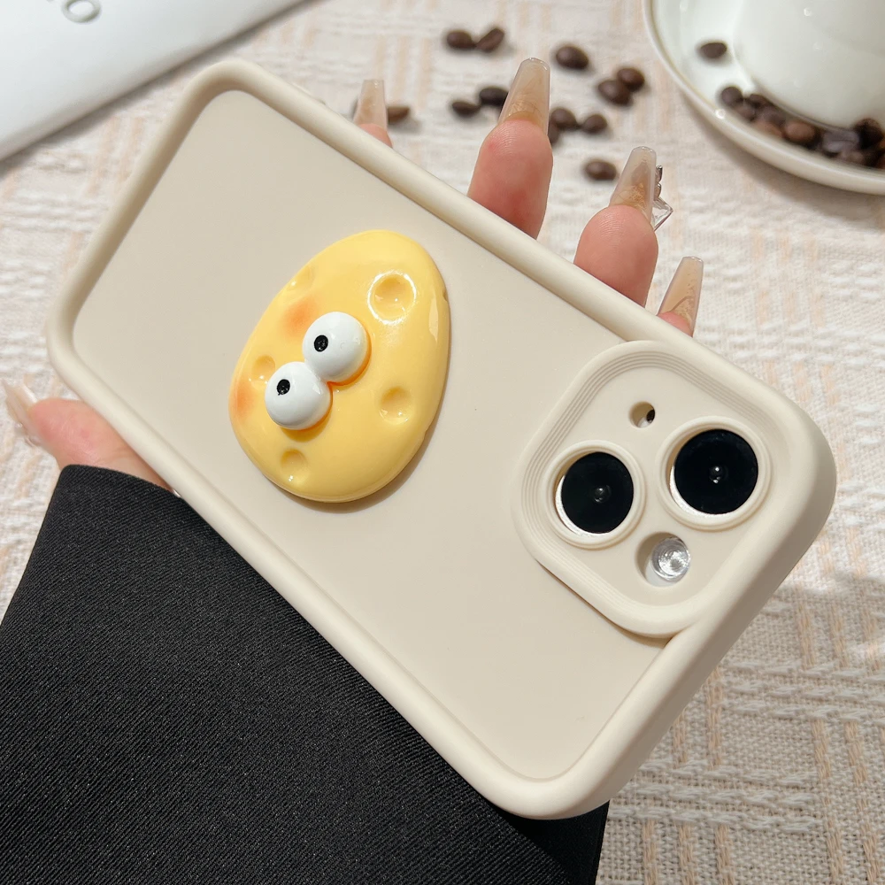 Niedliche 3D-Bären-Kaffeekarikatur-Silikonhülle für iPhone 18 Pro 15 12 11 13 14 17 Pro Max 16 Pro Plus X XS XR Hüllen, weiche matte Abdeckung – Detail 10