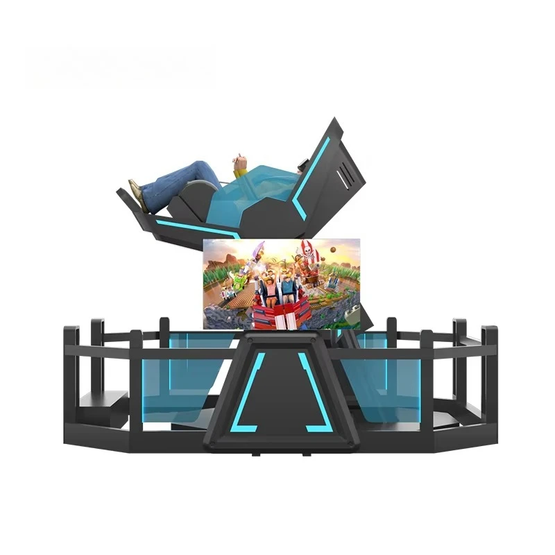 Renixsim Indoor Commercial Amusement Park Full Motion Flight Simulator Vr 720 Gaming Machine