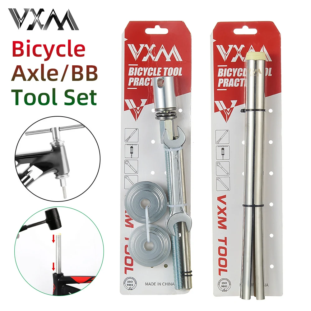 

VXM Bike Bicycle Headset Bearing Bowl Cup BB Bottom Bracket Press In Install Removal Tool Repair Tools Set