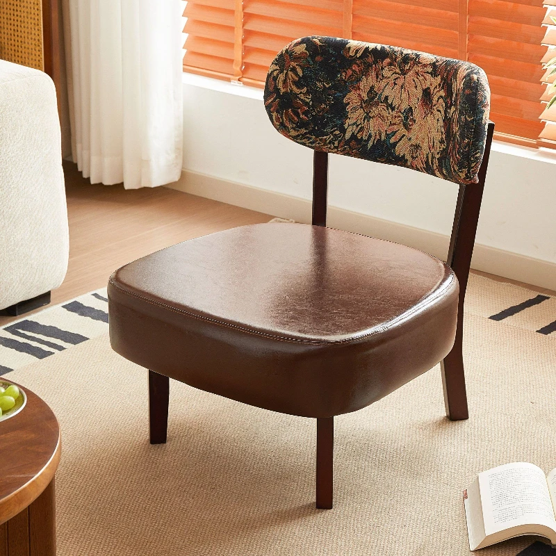home backrest sofa chair comfortable Balcony single leisure chair soft bag chaise coiffeuse maquillage living room furniture