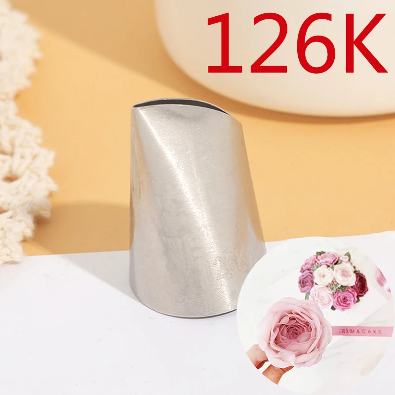 

BCMJHWT #126K Rose Piping Nozzle Icing Cream Nozzle Cake & Cupcake Decorating Tools Bakeware Icing Tips Create Flower Rose Petal