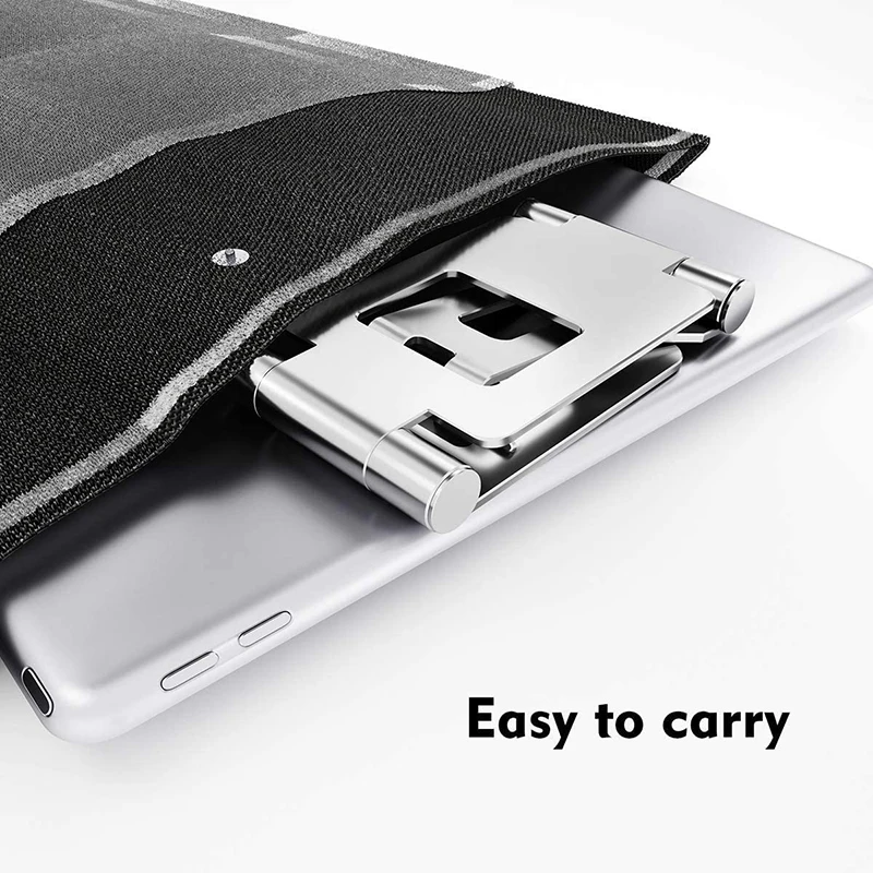 Ayarlanabilir Tablet standı, iPad standı için: evrensel Tablet tutucu, yüzey, Kindle ve diğer 4-13 inç cihazlar için (gümüş)