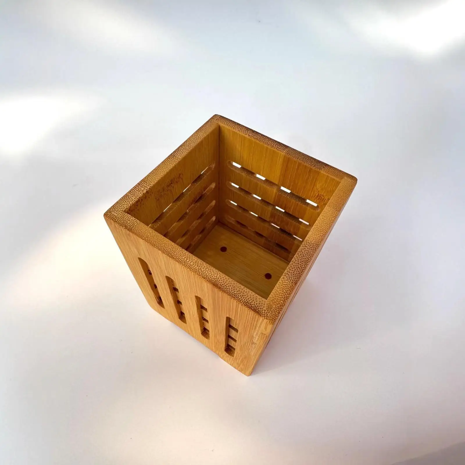 Bamboo Chopsticks Holder,Chopsticks Drying Rack,Utensil Flatware,Large Capacity,Storage Organizer Drainer Rack Cutlery Holder