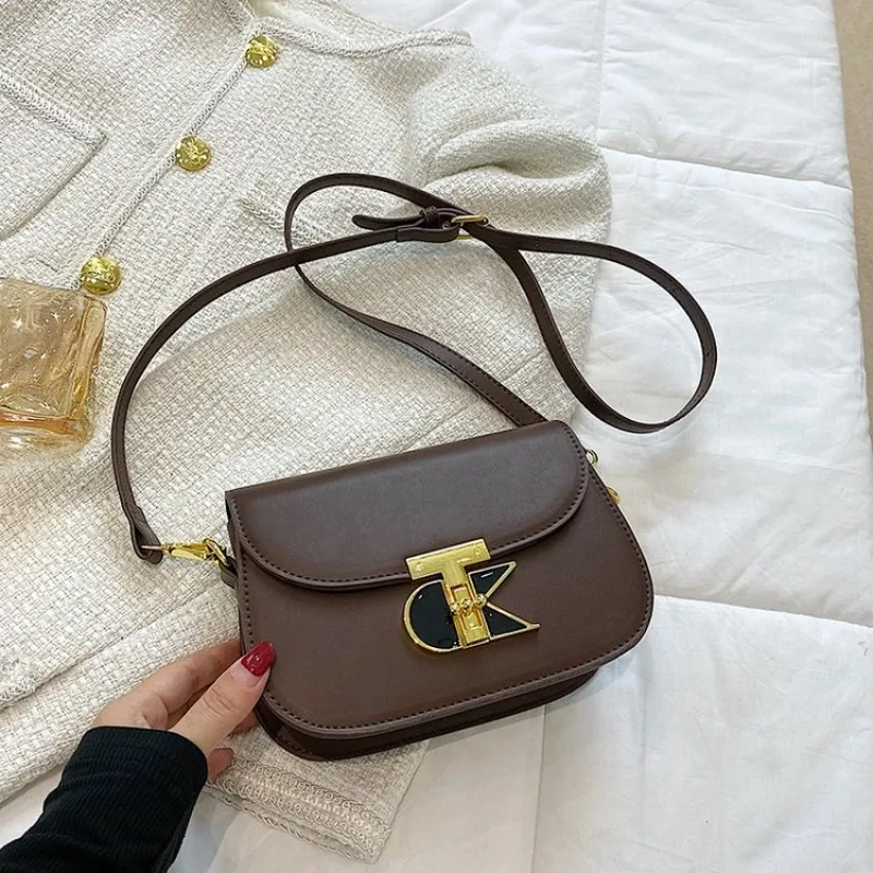 

Fashionable Vintage Diaper Bag High-End Minimalist Clutch Large Capacity Messenger Purse Unique Business Crossbody Handbag