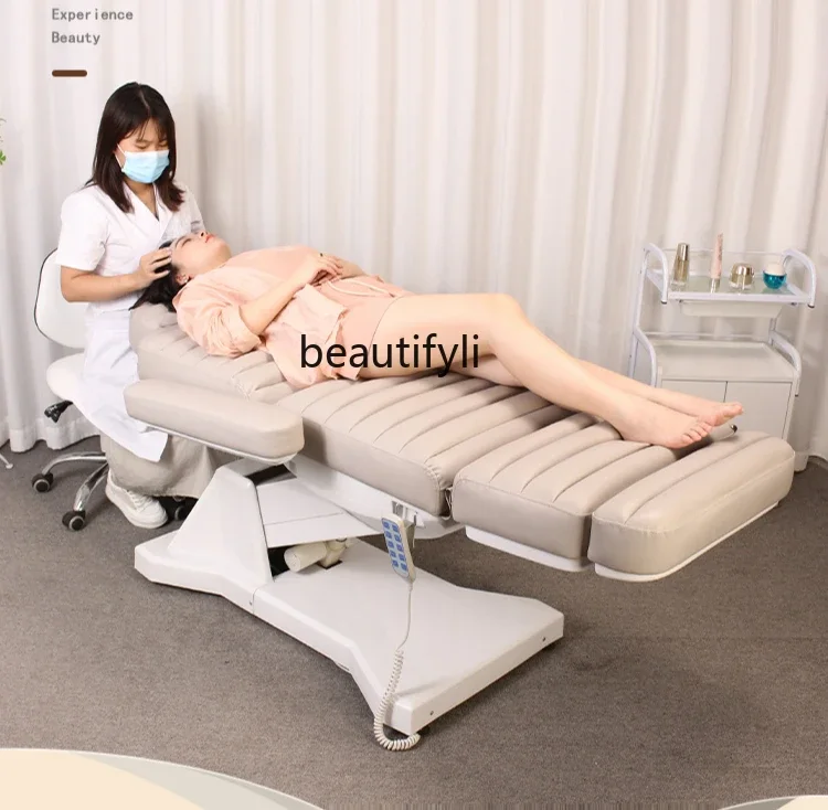 

Professional all-electric beauty bed, special for beauty salons, beauty lift bed, body massage embroidery bed