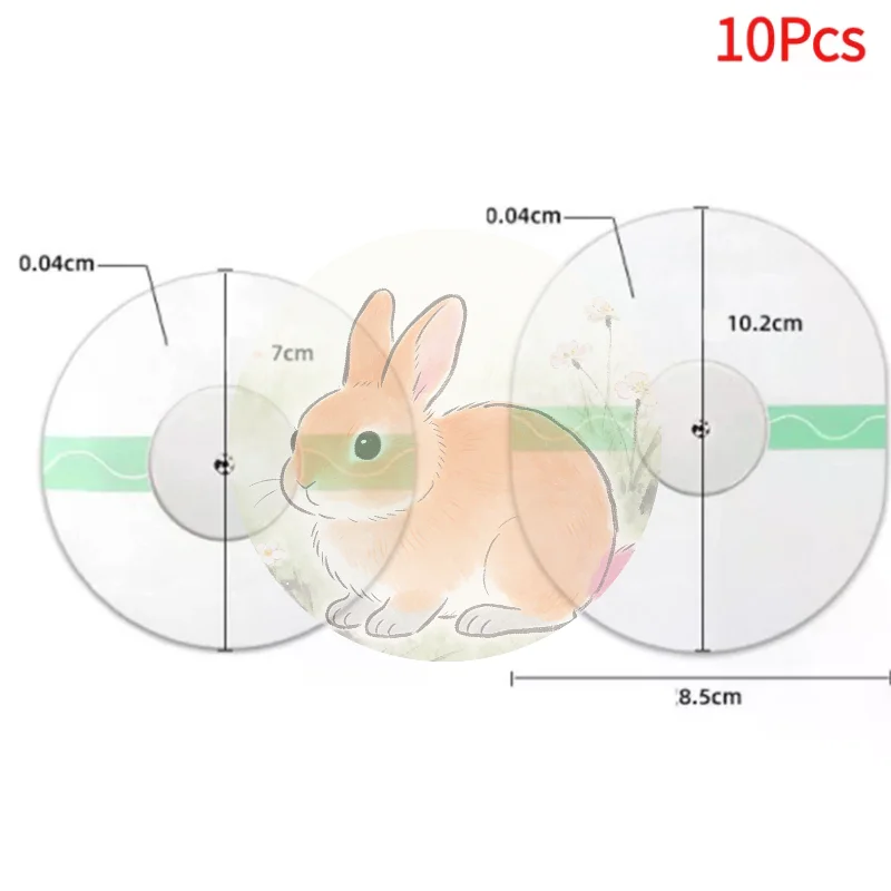 *10Pcs Waterproof Adhesive Patches Sensor Covers Patch Clear CGM Overpatch-Tape