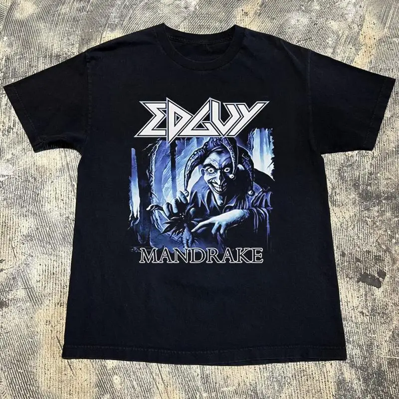 2001 Edguy Mandrake World Tour  Black T Shirt OM189