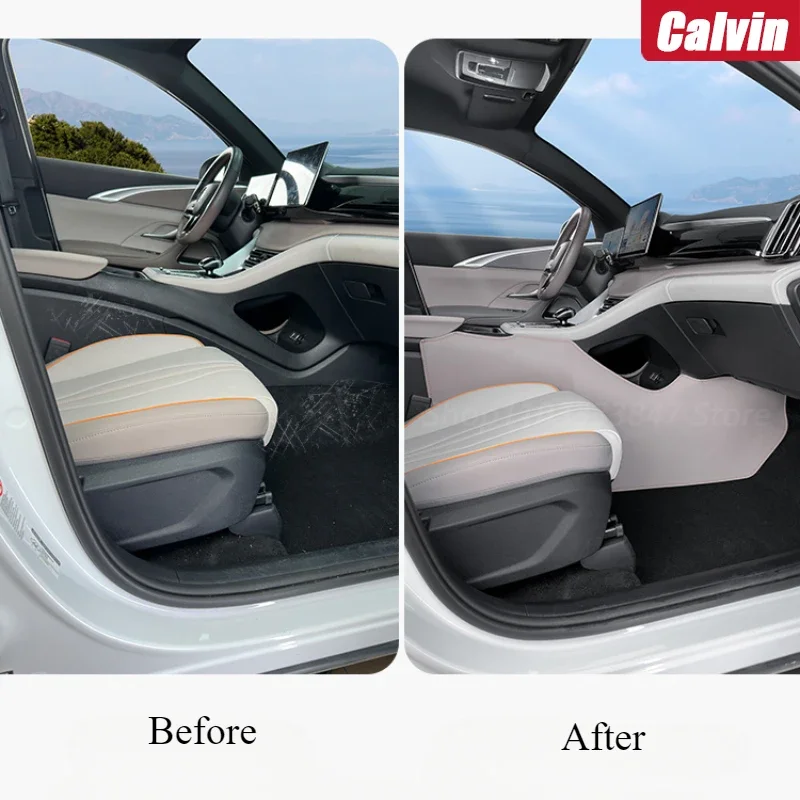 For BYD SONG PRO DMI 2020-2024 Car Central Control Lower Side Anti-kick Pad  Interior Anti-dirty Scratch-proof Car Accessories