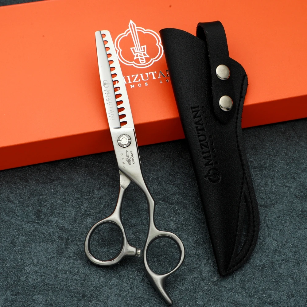 

Mizutani Barber's scissors Tools for cutting hair Thin scissors with reversed teeth 440C VG10 5.5-6-6.3-6.5-6.8-7inch