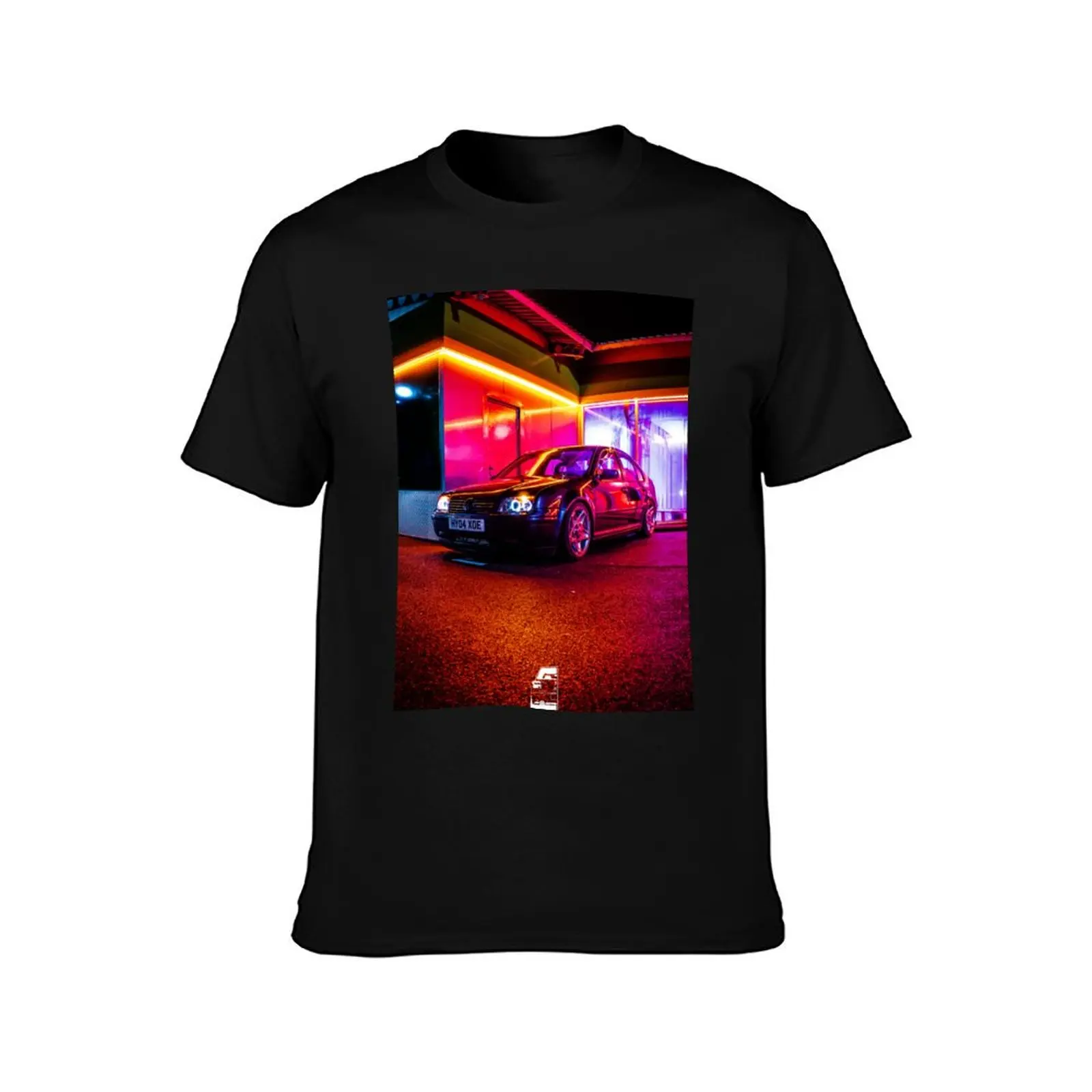 Neon Bora TDI PD130 T-Shirt Summer Casual Cotton Tee Oversized Streetwear Tops Vintage Graphic Print Loose Fit Short Sleeve