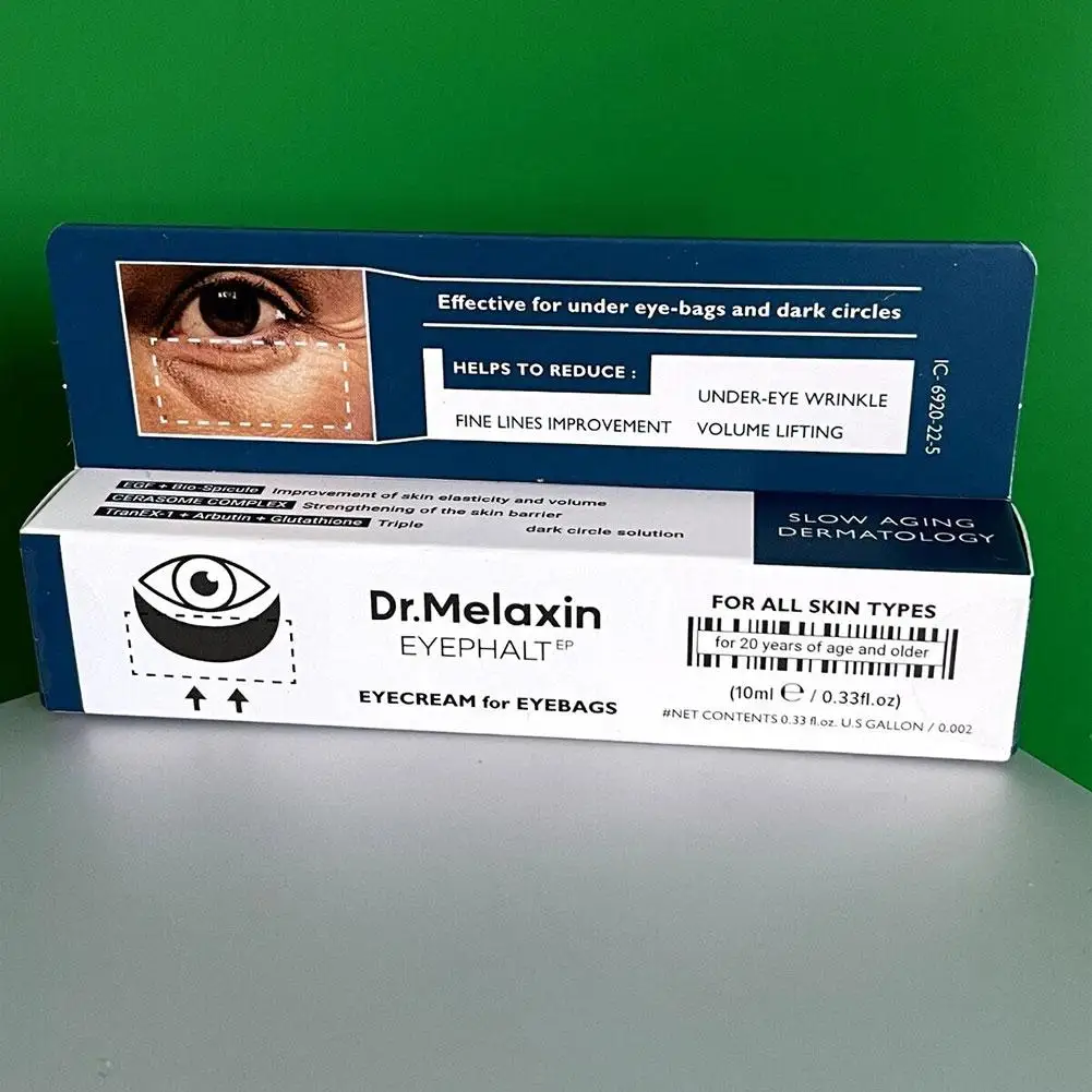 Dr.Melaxin-crema reafirmante para ojos, antifatiga, ojeras, decoloración de líneas finas, suero antiarrugas para ojos, elimina las bolsas de los ojos, cuidado coreano de los ojos