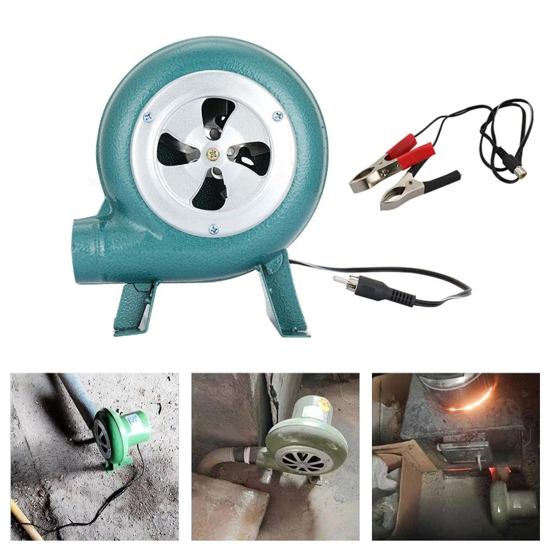 

Powerful DC12V BBQ Blower Fan Starter with Motor Essential for Kitchen, Metalworking and Restaurants