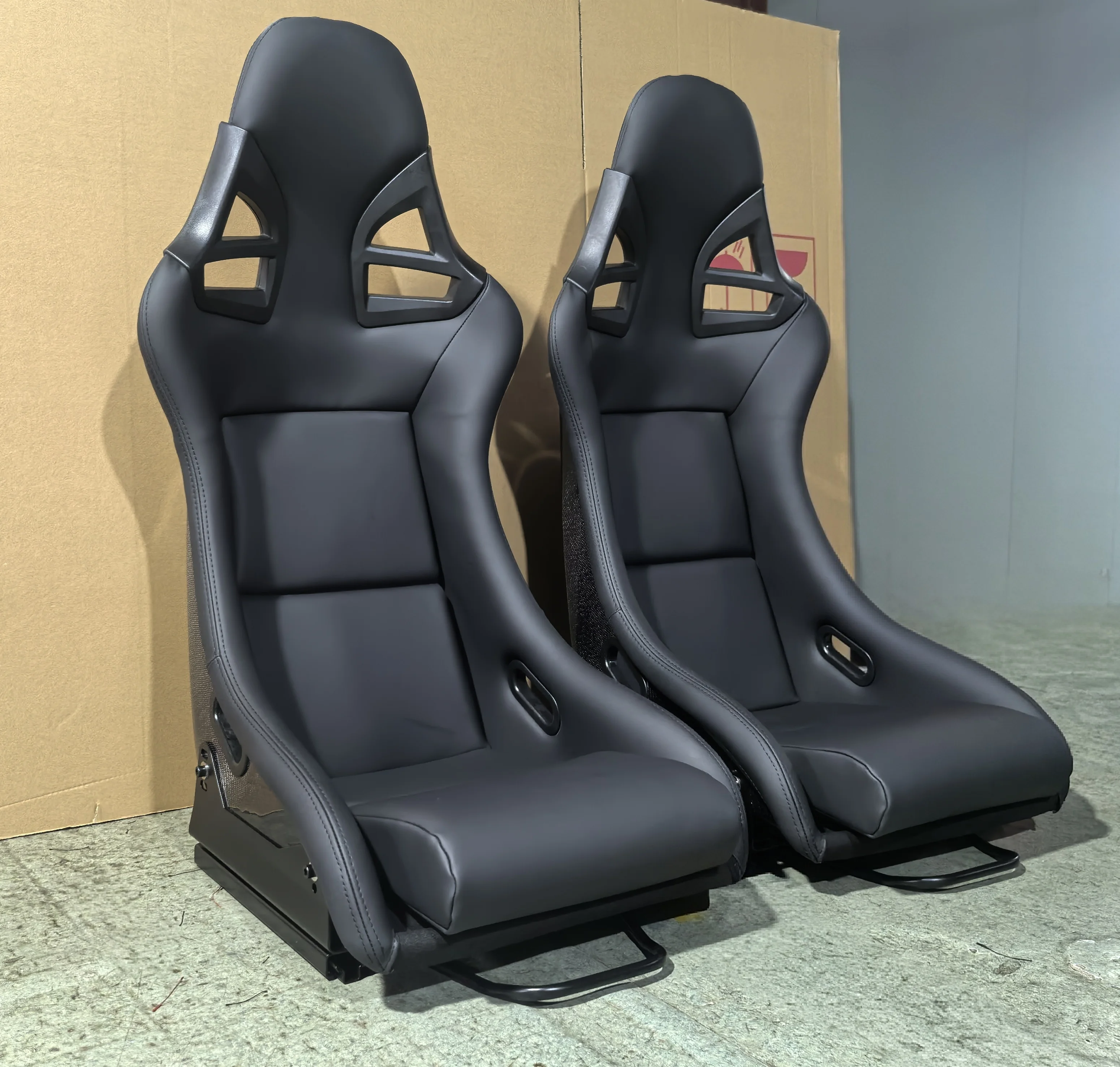 Eddy Black Lightweight Racing Bucket Seat for Porsche 911 Carrera 4S 997.1 997.2 997 GT2 GT3 RS Carbon Fiber Skeleton Seat