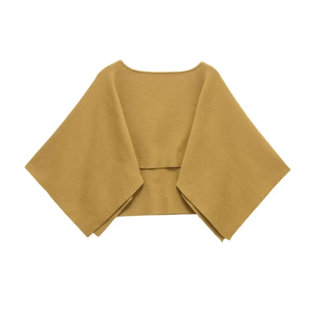 

Women's Fashionable Cape-Style Knitted Top Loose Design Spring European And American Style