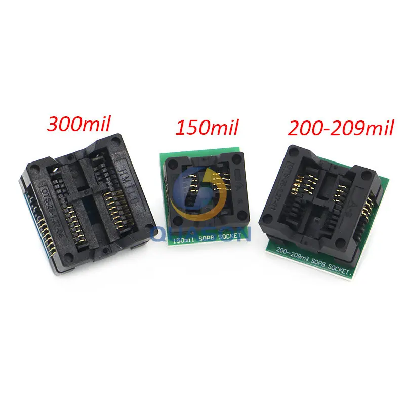 SOP16 to DIP8 Wide-body Seat Wide 150mil 200mil 208mil 209mil 300mil Programmer SOP8 Adapter Socket for EZP2010 EZP2013 CH341