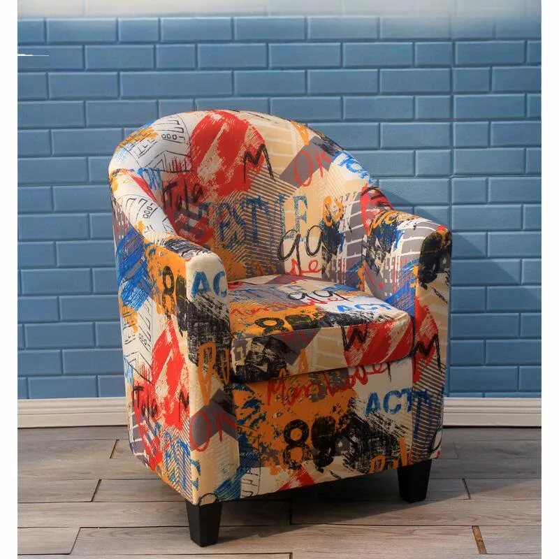 Leather high-back single Internet cafe cafe e-sports computer sofa household fabric casual card seat game sofa chair