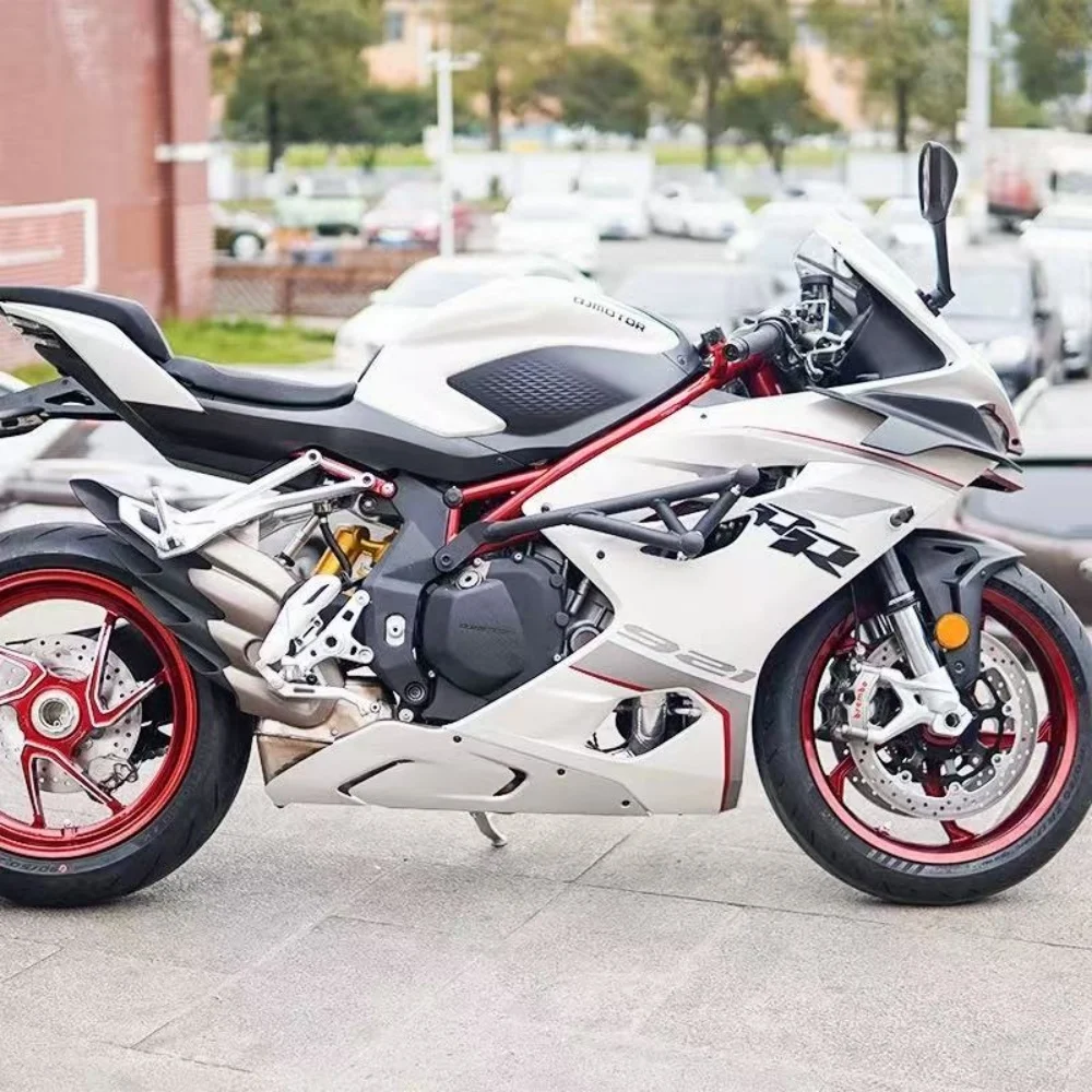 Modified bumper, racing bumper, anti-fall guard, protective bar, spring bar accessories for QJMOTOR SRK921RR