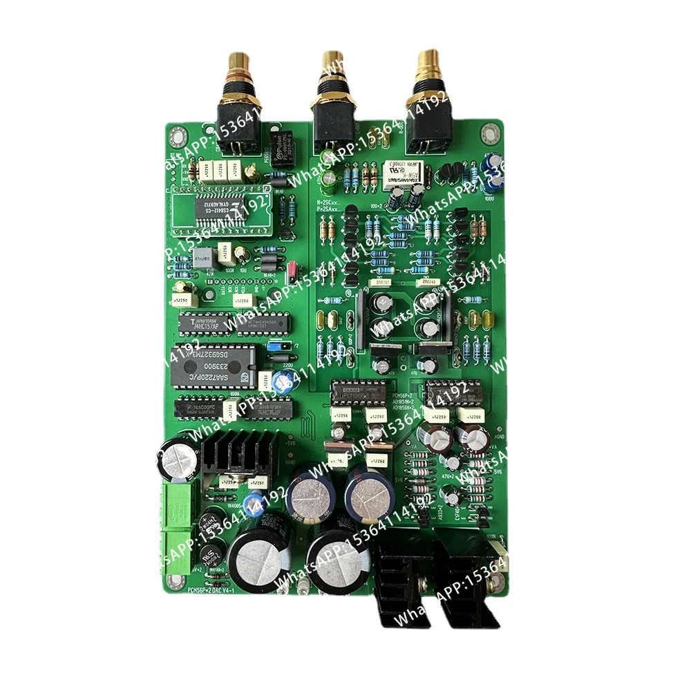 PCM56P*2 DAC Coaxial Input Decoding Board CS8412CS Reception SAA7220 Digital Filtering Support I2S Amamero Bluetooth USB Input