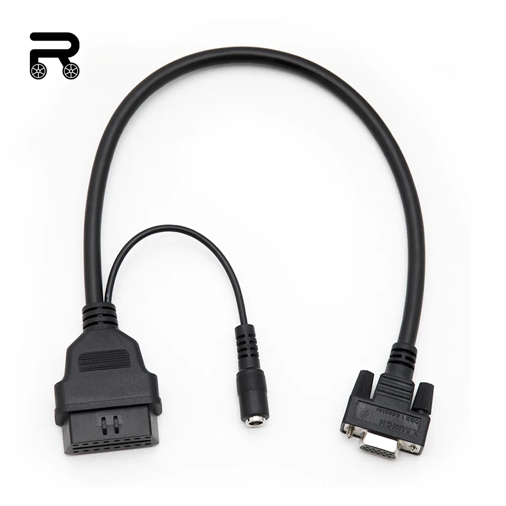 Launch X431 OBD I Adaptor Box Switch Wiring Cable 16pin Male to 15pin Female Bluetooth Conversion Cable