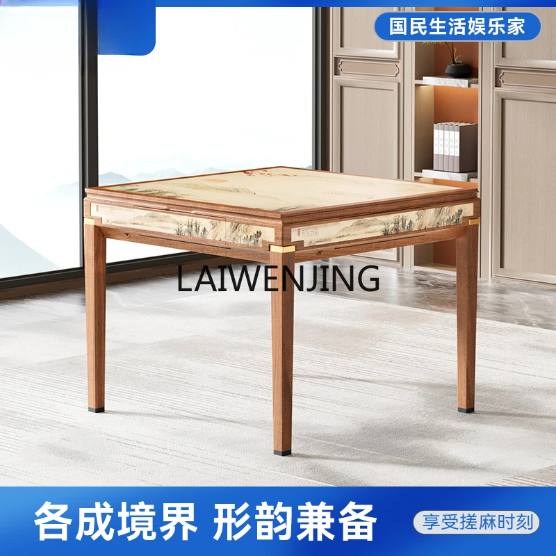 LYN dining table mahjong machine automatic meal dual-purpose mahjong table bass household