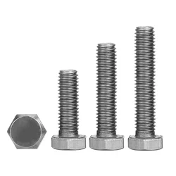 2pcs/LOT M3 M4 M5 M6 M8 M10 M12 M14 x 3 6 8 10 12 15 20 25 30 35 40-100 mm TA2 GR2 Titanium Hex Head Screw Bolts DIN 912