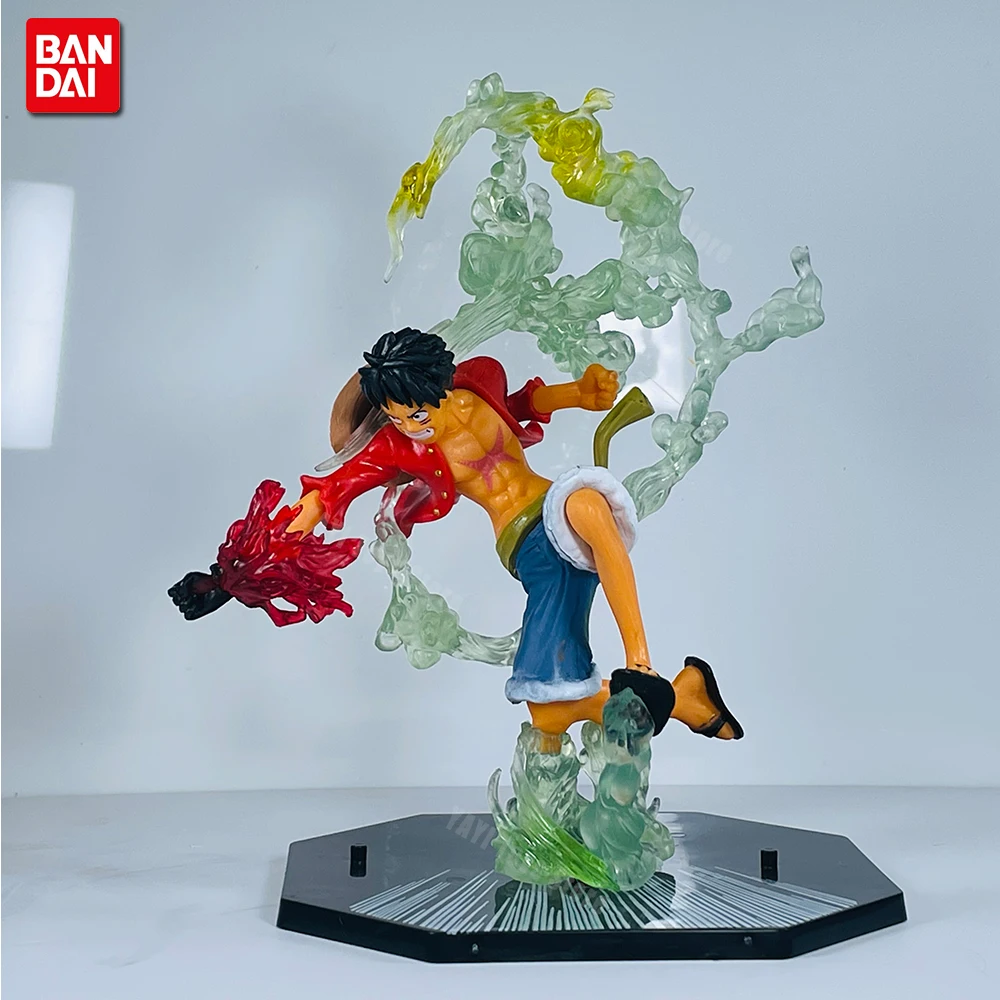 One Piece Anime Luffy Ace Sanji Zoro Battle Model Action Figure Fire Fist Sabo Three-Knife Ghost Dolls PVC Toys New view 4