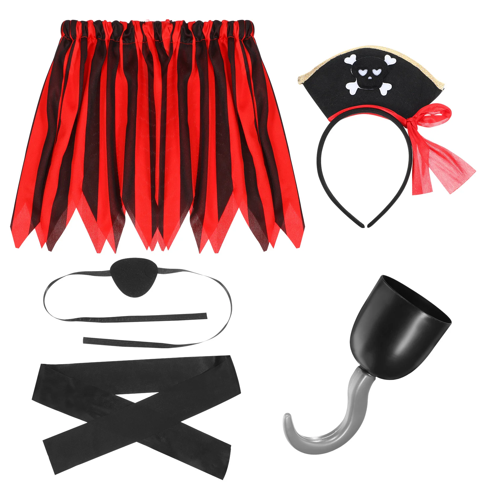

's Pirate Suit Toddler Girl Outfit Girls s Accessories Costume Makeup Props