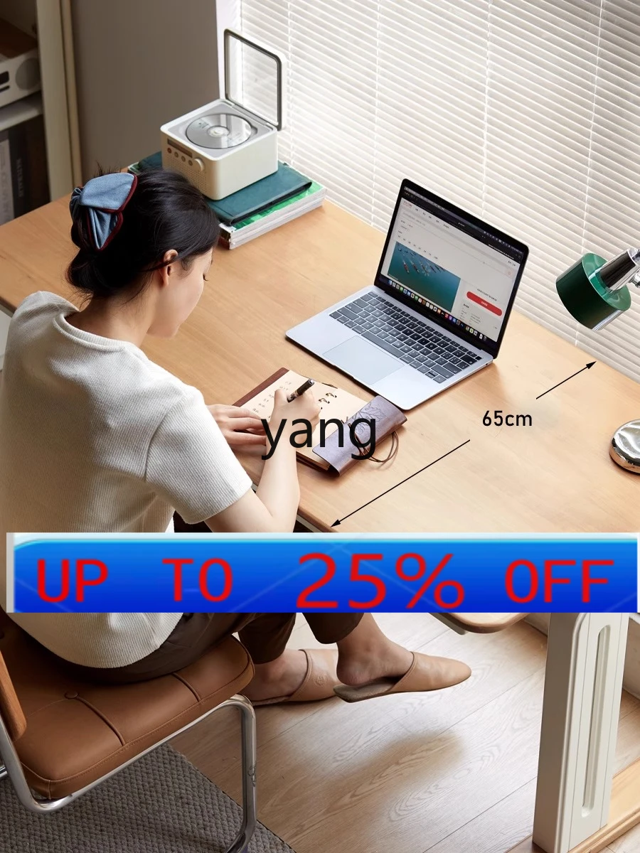 

Стол для учебы из массива дерева LMM, электрический подъемный стол, рабочий стол для дома, компьютерный стол