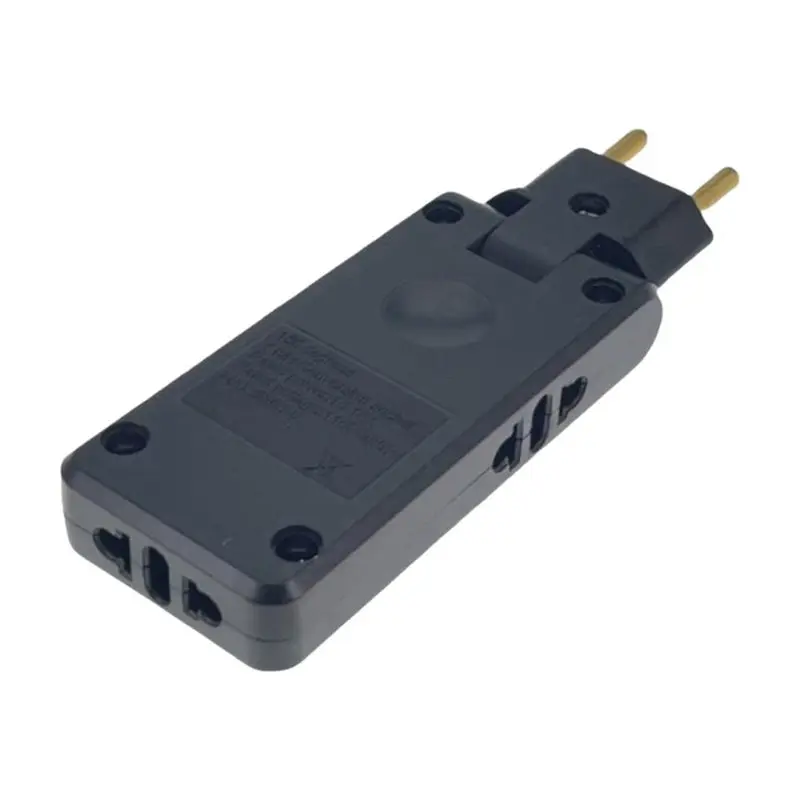 ABMH-Foldable 4 In 1 EU Plug Extension Socket Converter AC Outlet Adaptor For US To EU Plugs- Works In France, Germany, Spain