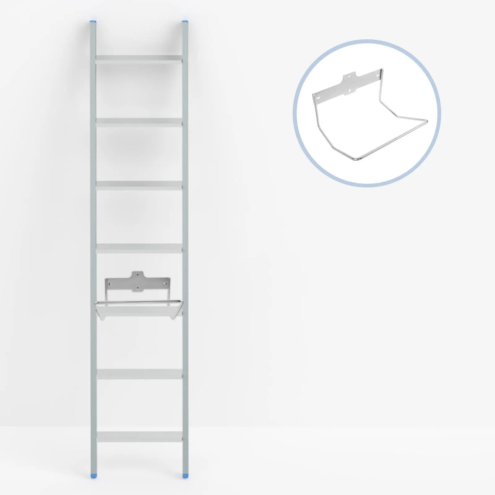 Ladder Hanger for Garage Wall Heavy Duty Ladder Wall Hanger for Lader Strollers and Folding Chair Storage Space Saving Organizer