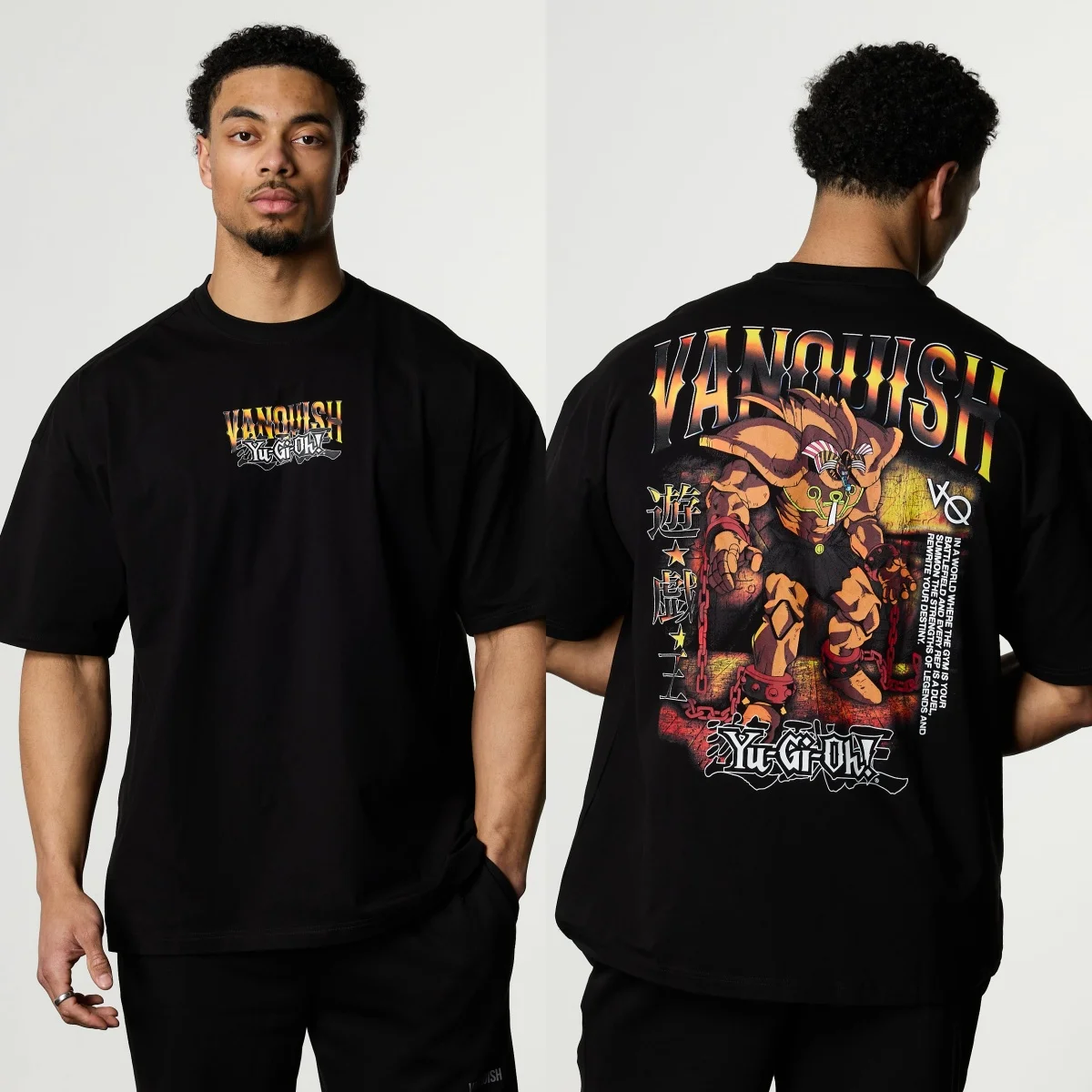 Fit YU-GI-OH! EXODIA BLACK T SHIRT GYM Graphic Cotton Tee Printing High-end Luxury Unisex Style Both of Men and Women