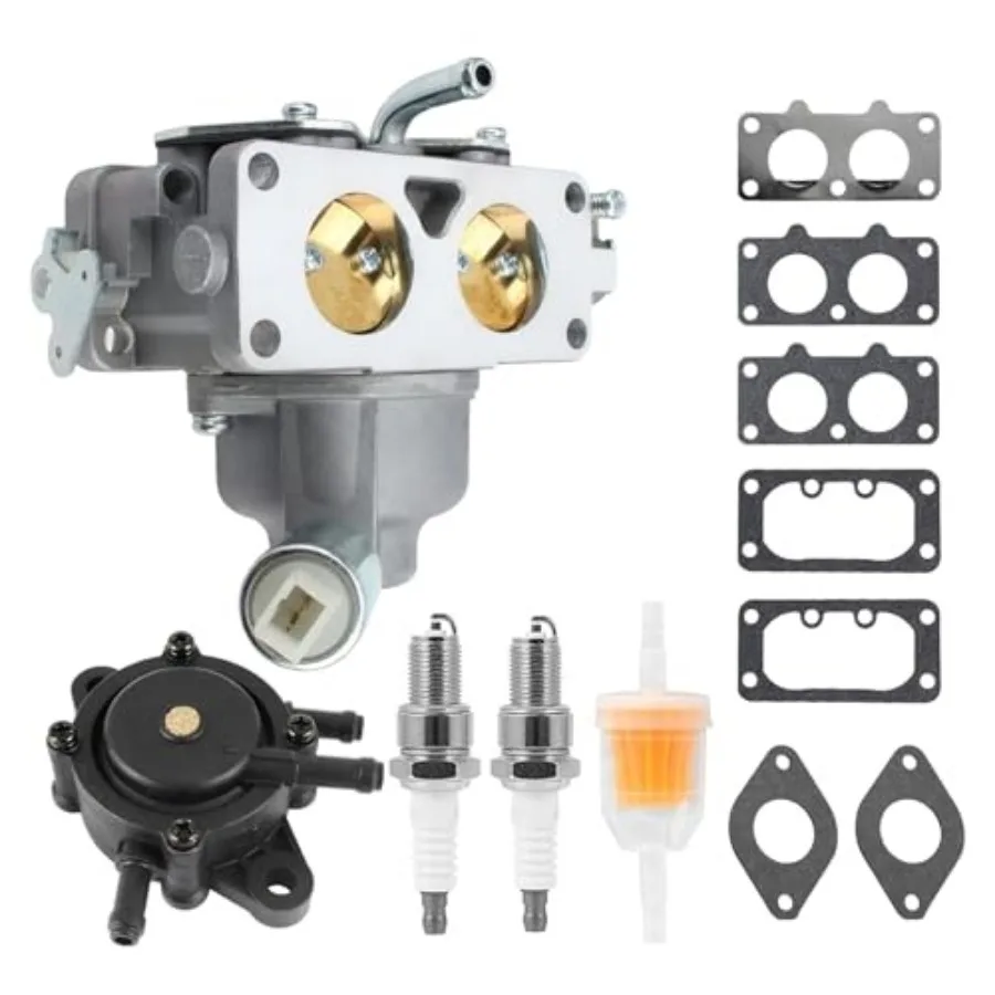 

593392 Carburetor For Briggs and Stratton 44R877 21HP 22HP 23HP 24HP 25HP 26HP 27HP V-Twin Intek Engines With Fuel Pump