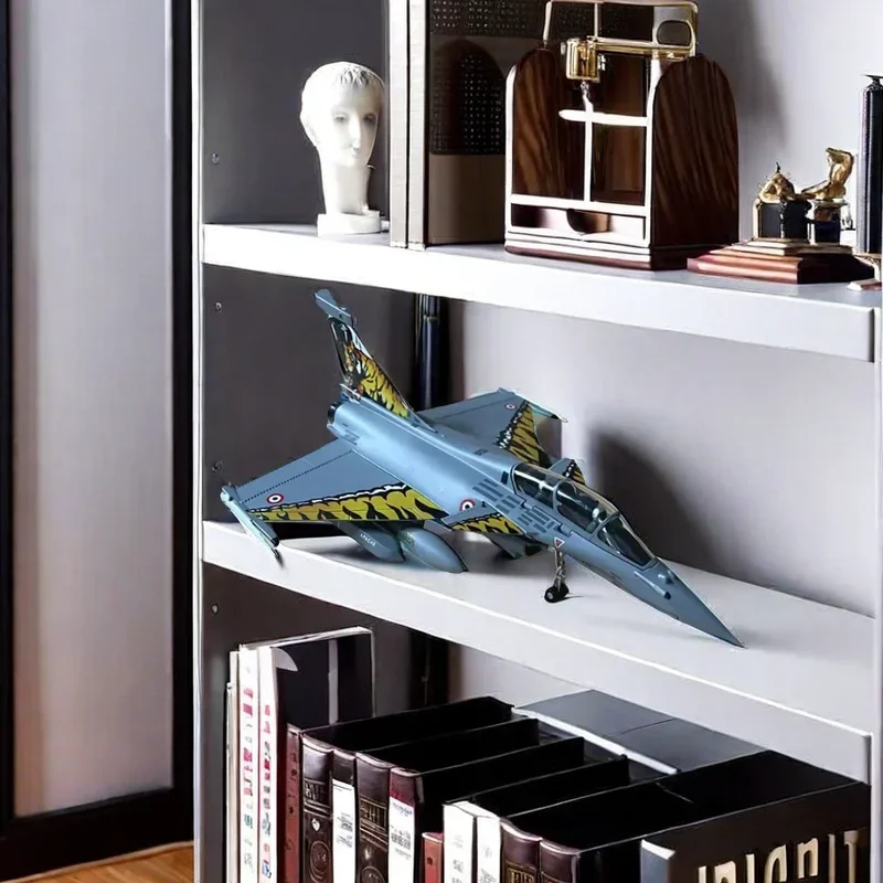 

New Die Cast 1:72 Scale France Rafale Tiger Simulation Alloy Fighter Aircraft Model Finished Airplane Model Collection Toy Gift