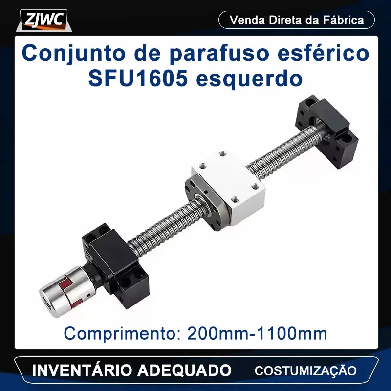 1-set-c7-ball-screw-sfu1605-left-hand-ballscrew-with-bkbf12-end-machined-rm1605-nut-nut-housing-dsg16h-coupling-for-cnc-parts