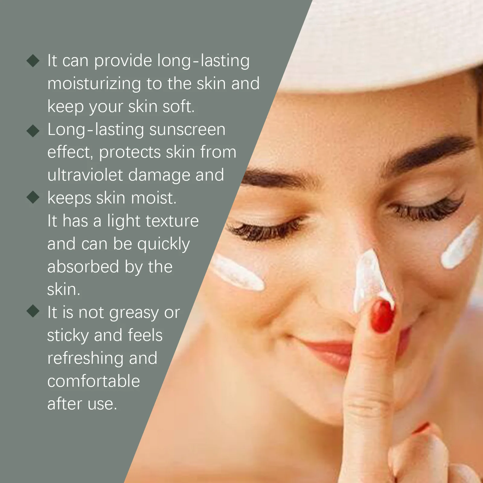 الوجه الجسم واقية من الشمس SPF 50 الجلد واقية مكافحة الشمسية Sunblock ترطيب شفافة السيطرة على النفط Houttuynia Cordata كريم الشمس #6