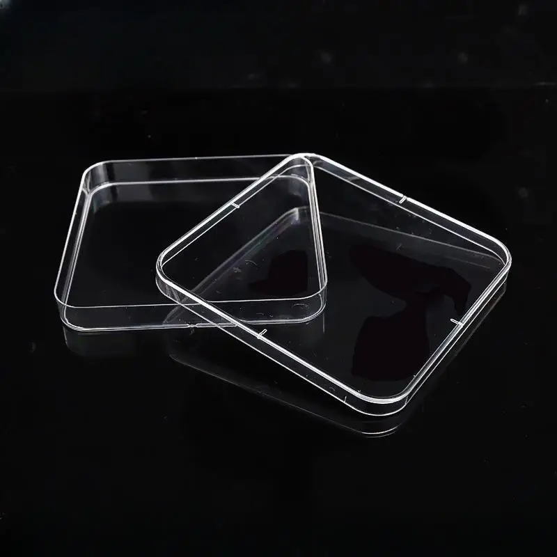 

10 шт./лот одноразовая 13 см x 13 см пластиковая полистирольная квадратная чашка Петри, тарелка для культуры для лабораторного анализа