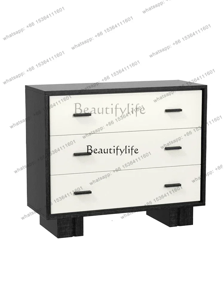 JJ Nordic minimalist storage locker living room against the wall light luxury drawer side cabinet