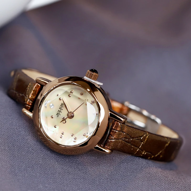 New Minimalist Dial, Exquisite Wristwatch, Versatile And Stylish For Students, Made Of Fine Leather, A Trendy Women'S Watch.