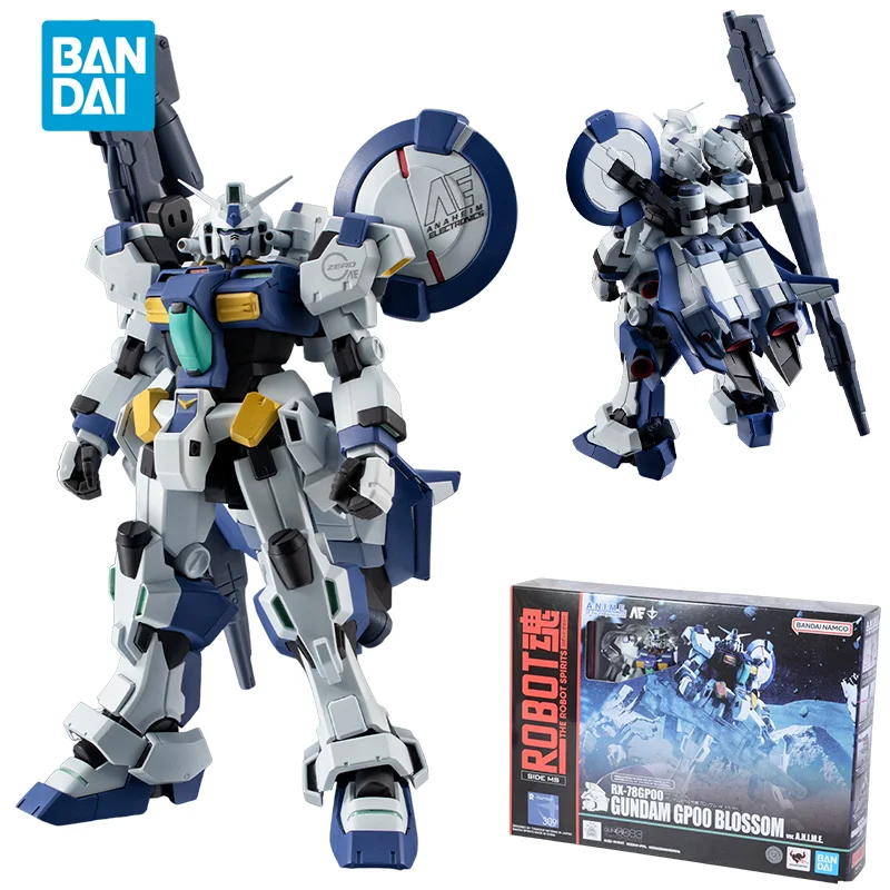 

Spot Direct Bandai Original Anime GUNDAM Model THE ROBOT SPIRITS RX-78GP00 GUNDAM GP00 BLOSSOM Action Figure Toys for Kids Gift