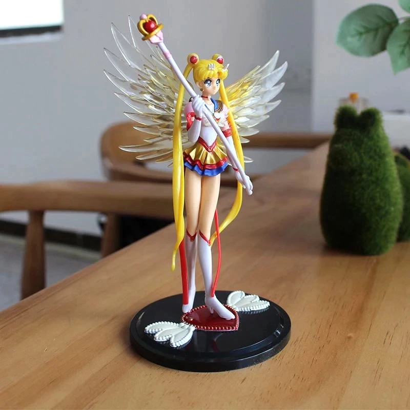 Heiße Eternal Sailor Moon Tsukino Usagi Anime-Figur Dekoration Sammlerpuppe Action-Modell Spielzeug für Geburtstagsgeschenke