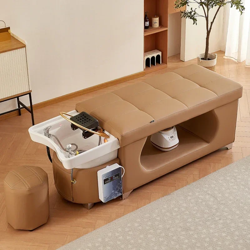 

Hair Spa Washbasin Washing Chair Chinese Wash Luxury Beauty Salon Customer Hairdressing Hair Spa Lavacabezas Commercial
