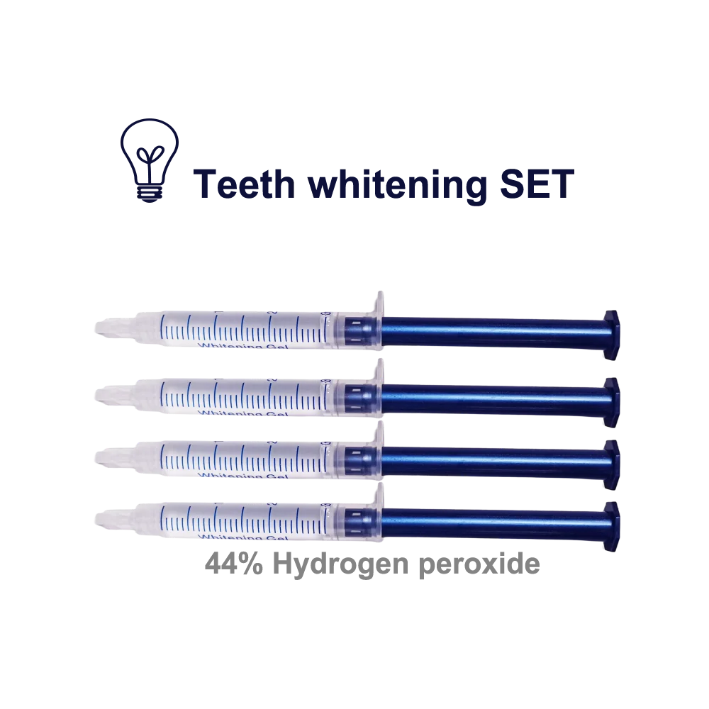 Teeth Whitening Kit Professional Peroxide 4.4% Dental Bleaching System Oral Gel Kit Tooth Whitener Dental Equipment Bright