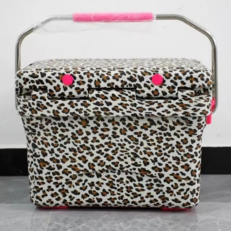 Leopard print style rotational molding hard shell incubator large capacity 20L/53L incubator freezer