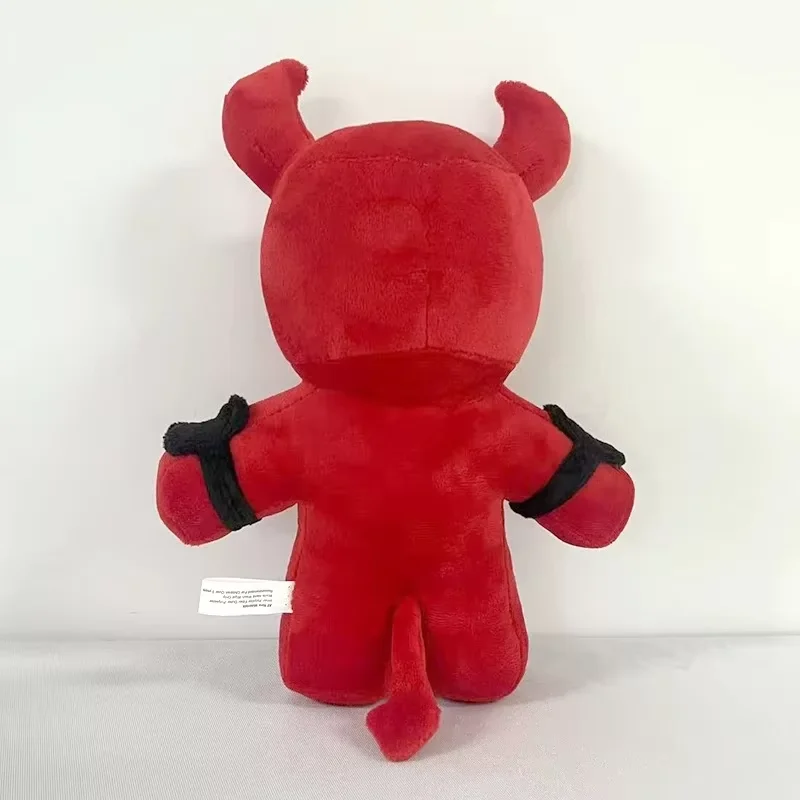 23CM Forsaken Chance Gubby juguetes de peluche juego periférico Anime relleno almohada dibujos animados cumpleaños Halloween muñecos del diablo rojo regalo para seguidores