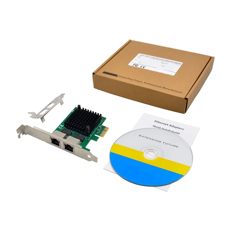 

A19E-I225-V Ethernet Controller Network Card Dual-Port 2.5Gbe RJ45 Ports Network Card