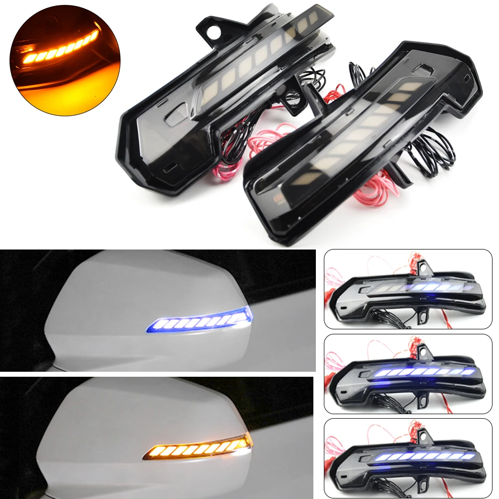 

LED Dynamic Turn Signal Light Blinker Side Wing Light Rear Mirror Lamp Indicator For Cadillac XT4 2019-2022 XT5 XT6 2020-2022