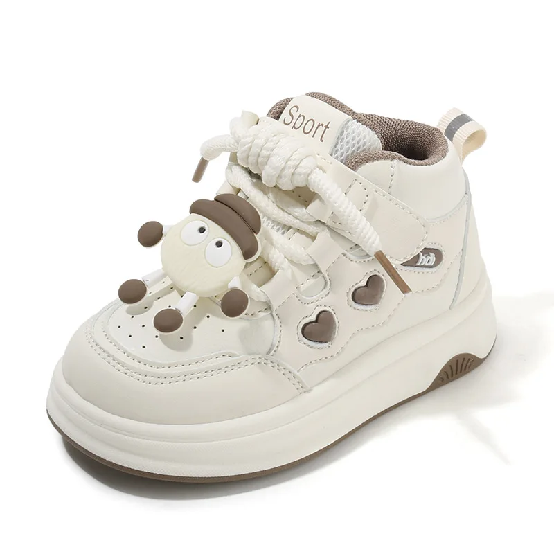 Child Sports Shoe 2025 Winter Child Shoes New Flat Flat Single Shoe Casual Anti Slip Comfortable Girl Versatile Running Shoes