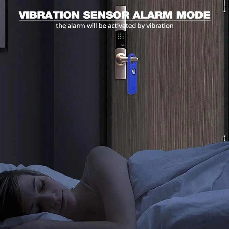 Porte-clés d'autodéfense aste, anneau d'autodéfense, tonalité d'alarme 135dB, adapté aux travailleurs de nuit, aux étudiants et aux anciens