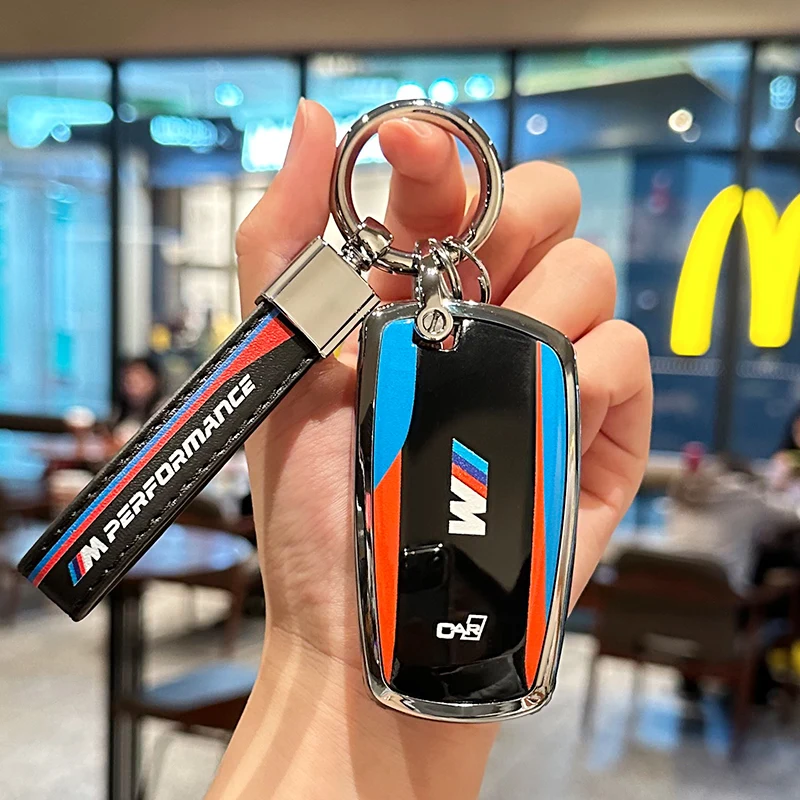 Fashion ABS Car Key Cover Case Shell For BMW F30 F20 F10 F18 F22 F01 X3 X4 F06 F02 M3 M5 Smart Keychain Remote Control Fob Shell