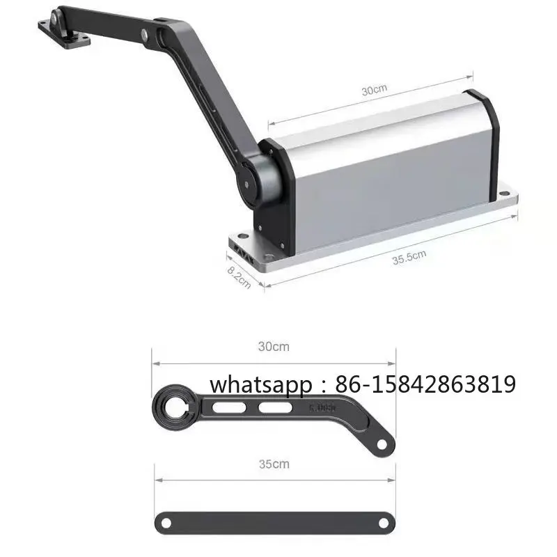Community Arc Arm Automatic Swing Door Electric Door Closer, Intelligent Waterproof Side-mounted Electric Door Opener